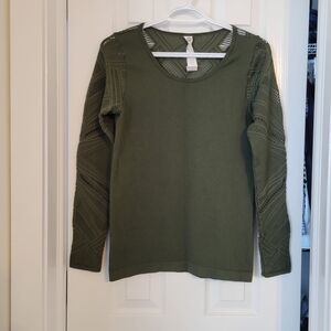 Fabletics Olive Green Women's Top Size L